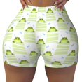 thumbnail image 1 of Kdxio Frogs and Dragonflies Print Workout Shorts for Women Seamless Soft Smooth Gym Yoga Scrunch Active Shorts, 1 of 9