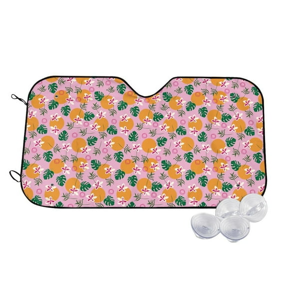 Kdxio Fruit Print Windshield Sun Shade,UV Rays and Sun Heat Protection,Sunshade for Car Windshield,Car Shade Front Windshield - Small