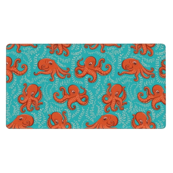 Kdxio Fun Octopus Print Large Gaming Mouse Pad,Non-Slip Base,Water Resist Keyboard Pad for Gamer,Office & Home,29.5 x 15.8 in