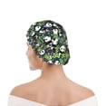 thumbnail image 1 of Kdxio Fun Panda Playing With Bamboo Leaves Print Shower Cap for Women,Elastic and Reusable,Double Waterproof Layers Bathing Hat, 1 of 6