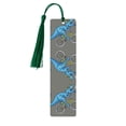 thumbnail image 1 of Kdxio Fun Riding Dinosaur Print Metal Tassel Bookmarks,Perfect Gift for Art Lovers and Bookworms Metal Bookmarks for Women, 1 of 8