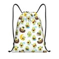 thumbnail image 1 of Kdxio Funny Avocado In Mexican Clothes Print Drawstring Backpack Bag,Waterproof Draw String Back Sack, Gym Drawstring Bags Swim Bag For Unisex, 1 of 5
