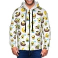 thumbnail image 1 of Kdxio Funny Avocado In Mexican Clothes Print Men Hoodies Casual Hoodies for Men with Zip Pockets Full Zip Long Sleeve Sweatshirt Sports Hooded Jacket-XX-Large, 1 of 5