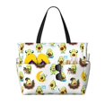 thumbnail image 1 of Kdxio Funny Avocado In Mexican Clothes for Beach Bag for Women Large Beach Tote Bag Waterproof Sandproof Swim Bag with Zipper Pockets Beach Vacation Travel, 1 of 7