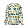 thumbnail image 1 of Kdxio Funny Boats Print Women Men Sun Protection UPF 50+ Jackets Zip Up Long Sleeve Hoodie Hiking Lightweight with Pockets, 1 of 5