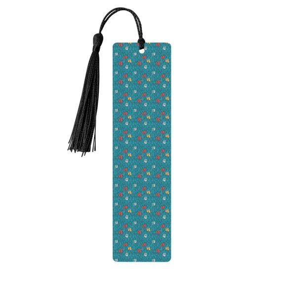 Kdxio Funny Cat Blue Print Metal Tassel Bookmarks,Perfect Gift for Art Lovers and Bookworms Metal Bookmarks for Women