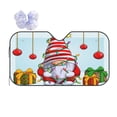 thumbnail image 1 of Kdxio Funny Christmas Gnome Print Front Windshield Sun Shade,Folding Auto Sunshade for Car Truck SUV-Small, 1 of 7
