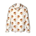 thumbnail image 1 of Kdxio Funny Corgi Print Women Men Sun Protection UPF 50+ Jackets Zip Up Long Sleeve Hoodie Hiking Lightweight with Pockets, 1 of 7