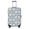 thumbnail image 1 of Kdxio Funny Cute Healthy Teeth Pattern Luggage Cover for Travel,Elastic and Durable,Fits 18-32 Inch,Anti-Scratch Suitcase Protector-No luggage included, 1 of 5