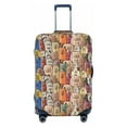 thumbnail image 1 of Kdxio Funny Dogs Family Pattern Luggage Cover for Travel,Elastic and Durable,Fits 18-32 Inch,-No luggage included, 1 of 8