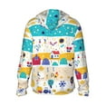 thumbnail image 1 of Kdxio Funny Farm Print Women Men Sun Protection UPF 50+ Jackets Zip Up Long Sleeve Hoodie Hiking Lightweight with Pockets, 1 of 7