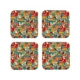 thumbnail image 1 of Kdxio Funny Owl Bird Funny Coasters,4 Pcs Leather Coasters,Housewarming Gifts,Protect Furniture From Water Marks Scratch And Damage, 1 of 1