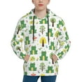 thumbnail image 1 of Kdxio Funny Toad Pattern Boys Athletic Unisex Boys Girls Hoodie with Pocket Sweatshirts-Small, 1 of 6