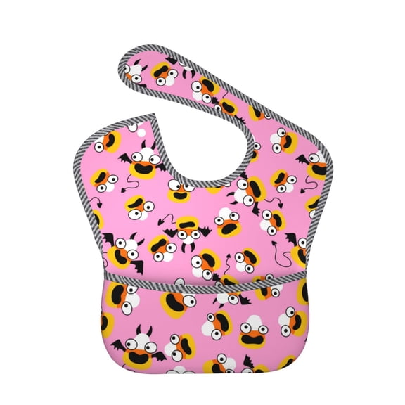 Kdxio Funny corn spider web A Bibs For Babies, Baby Bibs for Eating, Toddler Bibs, Waterproof Bibs, Feeding Bibs, for Toddlers, Boys, Girls