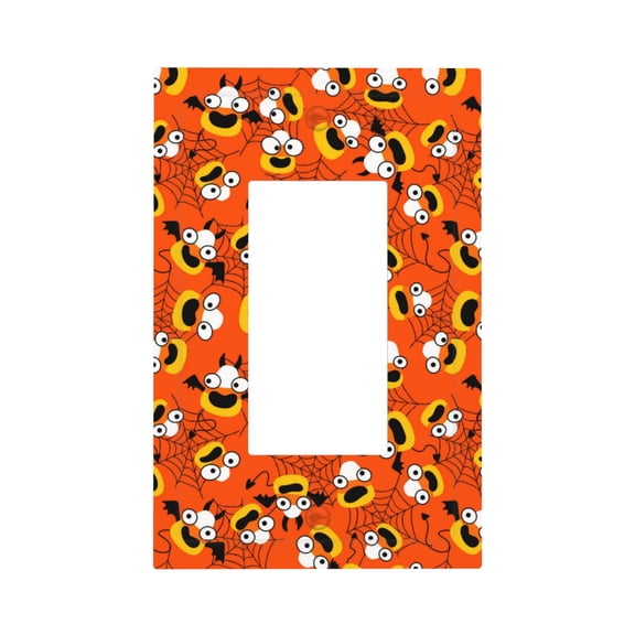 Kdxio Funny corn spider web Decorator Light Switch or Receptacle Outlet Wall Plate Decorator Wall Plate Child Safe Outlet Cover-Style U