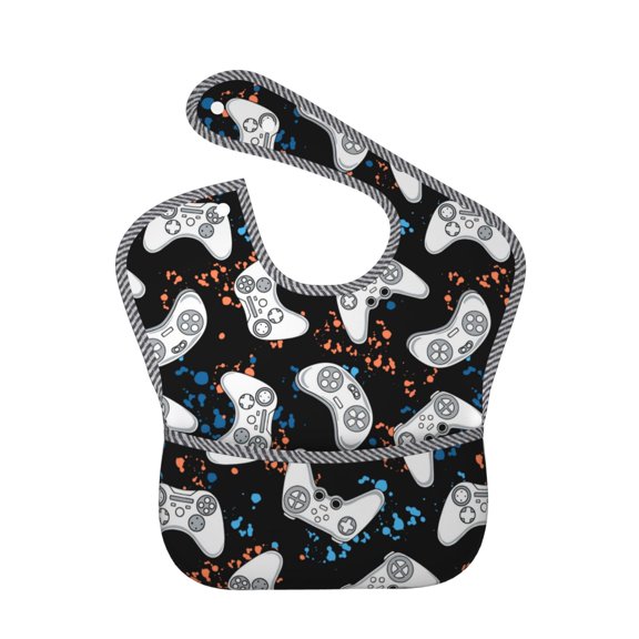 Kdxio Game Bibs For Babies, Baby Bibs for Eating, Toddler Bibs, Waterproof Bibs, Feeding Bibs, for Toddlers, Boys, Girls