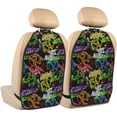 thumbnail image 1 of Kdxio Game Joysticks Print 2 Pack Car Kick Mat Seat Cover Back Protector Mat with Pockets for Organizer Backseat Protector and Storage Anti Kick Pad for Vehicles, 1 of 9