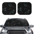 thumbnail image 1 of Kdxio Game Time Print 2-Piece Sun Shade Front Windshield - Foldable Car Front Window Sunshades For Most Sedans Suv Truck, 1 of 6