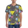 thumbnail image 1 of Kdxio Geometric Mens T-Shirts Baseball Vintage Fashionable Lightweight Casual Crew Neck Slim Fit with Long Sleeves-XX-Large, 1 of 7