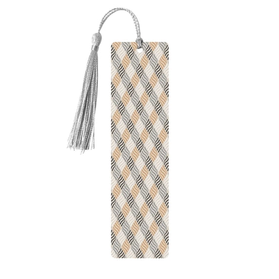 Kdxio Geometric Print Metal Tassel Bookmarks,Perfect Gift for Art Lovers and Bookworms Metal Bookmarks for Women