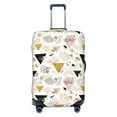 thumbnail image 1 of Kdxio Geometric Triangle Pattern Luggage Cover for Travel,Elastic and Durable,Fits 18-32 Inch,-No luggage included, 1 of 8