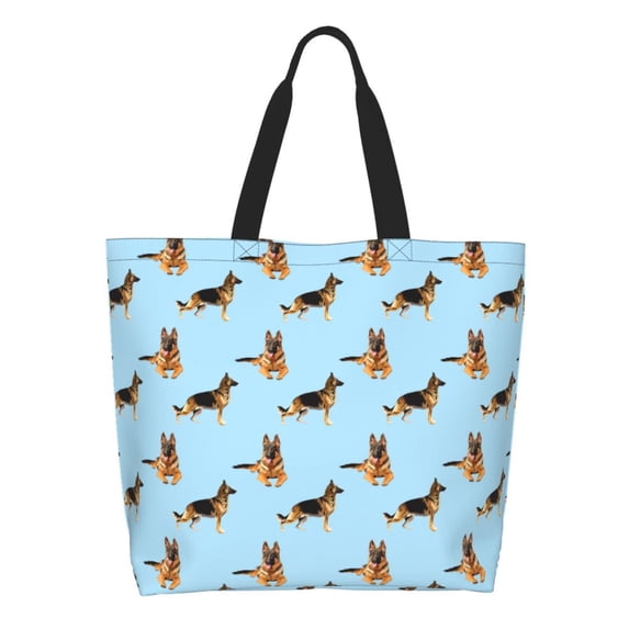 Kdxio German Shepherd Dog Casual Tote Bags Women Big Capacity Shoulder Bag for Women Travel Shoulder Bags Handbags