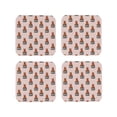 thumbnail image 1 of Kdxio German Shepherd Dog Funny Coasters,4 Pcs Leather Coasters,Housewarming Gifts,Protect Furniture from Water Marks Scratch and Damage, 1 of 8
