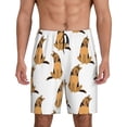 thumbnail image 1 of Kdxio German Shepherd Dog Print Mens Sleep Shorts Bottoms Soft Comfy Pajama Wear Pants with Drawstring Pockets, 1 of 7