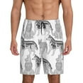thumbnail image 1 of Kdxio German Shepherd Dog Print Mens Sleep Shorts Bottoms Soft Comfy Pajama Wear Pants with Drawstring Pockets, 1 of 7