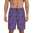 thumbnail image 1 of Kdxio German Shepherd Dog Print Mens Sleep Shorts Bottoms Soft Comfy Pajama Wear Pants with Drawstring Pockets, 1 of 7