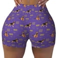 thumbnail image 1 of Kdxio German Shepherd Dog Print Workout Shorts for Women Seamless Soft Smooth Gym Yoga Scrunch Active Shorts, 1 of 9