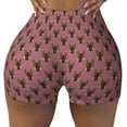 thumbnail image 1 of Kdxio German Shepherd Dog Print Workout Shorts for Women Seamless Soft Smooth Gym Yoga Scrunch Active Shorts, 1 of 9