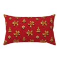 thumbnail image 1 of Kdxio Gingerbread Man Pattern Pillowcase with Envelope Closure,20" x 36" Pillow Cases,Gifts for Men or Women-No pillow, 1 of 5