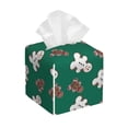 thumbnail image 1 of Kdxio Gingerbread Snowman Cookies Print Tissue Box Cover,Square Decorative PU Leather Facial Paper Case Organizer Holder Dispenser for Bathroom,Night Stands,Desk,Car 5.2''X5.2''X5.2'', 1 of 8