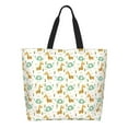 thumbnail image 1 of Kdxio Giraffe And Elephant Casual Tote Bags Women Big Capacity Shoulder Bag for Women Travel Shoulder Bags Handbags, 1 of 6