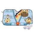 thumbnail image 1 of Kdxio Giraffe Come Out From Zipper Print Windshield Sun Shade,UV Rays and Sun Heat Protection,Sunshade for Car Windshield,Car Shade Front Windshield - Medium, 1 of 6