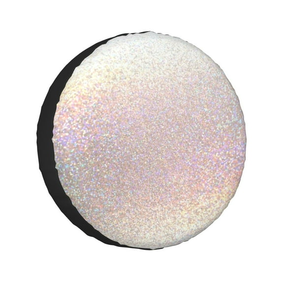 Kdxio Glitter Light Pearl for Tire Cover Wheel Protectors Tyre Covers Weatherproof Wheel Covers Universal Fit for Trailer Rv SUV Truck Camper Travel Trailers 15 inch