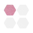 thumbnail image 1 of Kdxio Glitter Pink Funny Coasters,4 Pcs Leather Coasters,Housewarming Gifts,Protect Furniture From Water Marks Scratch And Damage, 1 of 1