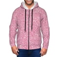 thumbnail image 1 of Kdxio Glitter Print Men Hoodies Casual Hoodies for Men with Zip Pockets Full Zip Long Sleeve Sweatshirt Sports Hooded Jacket-Medium, 1 of 5