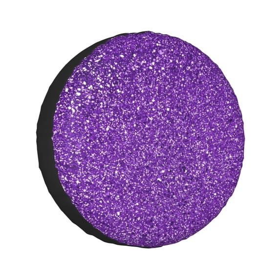 Kdxio Glitter Purple for Tire Cover Wheel Protectors Tyre Covers Weatherproof Wheel Covers Universal Fit for Trailer Rv SUV Truck Camper Travel Trailers 15 inch