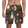 thumbnail image 1 of Kdxio Gnome Insect Frog Print Men'S Swim Trunks With Compression Liner 7 Inch Inseam Quick Dry Swim Shorts, 1 of 7