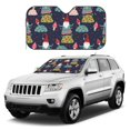 thumbnail image 1 of Kdxio Gnome With Mushroom Print Windshield Sun Shade, Foldable Sun Blocker for Car,Truck,SUV Automotive Interior Sun Protection,Reflective Shade for Front Windshield(Medium), 1 of 6