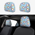 thumbnail image 1 of Kdxio Gnome Pool Party Pattern Print 2 Piece Car Head Rest Covers Set Auto Front/Rear Seats Headrest Cover Universal Fit Most Cars,Sedan, SUV, 1 of 9