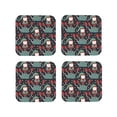 thumbnail image 1 of Kdxio Gnome With Mushroom 2 Funny Coasters,4 Pcs Leather Coasters,Housewarming Gifts,Protect Furniture from Water Marks Scratch and Damage, 1 of 6