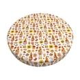 thumbnail image 1 of Kdxio Gnomes Autumn Harvest Print Stool Covers Round,Stretch Round Bar Stool Covers Washable Bar Stool Cushion Slipcover for 12-15 Inch Chair, 1 of 5