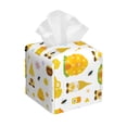 thumbnail image 1 of Kdxio Gnomes Bees Print Tissue Box Cover,Square Decorative PU Leather Facial Paper Case Organizer Holder Dispenser for Bathroom,Night Stands,Desk,Car 5.2''X5.2''X5.2'', 1 of 6