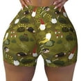 thumbnail image 1 of Kdxio Gnomes Playing in the Garden Print Workout Shorts for Women Seamless Soft Smooth Gym Yoga Scrunch Active Shorts, 1 of 9