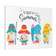 thumbnail image 1 of Kdxio Gnomes Summer Pattern Canvas Wall Art for Living Room Wall Decor for Bedroom Bathroom Modern Framed Canvas Art Prints Ready to Hang,Horizontal, 1 of 6