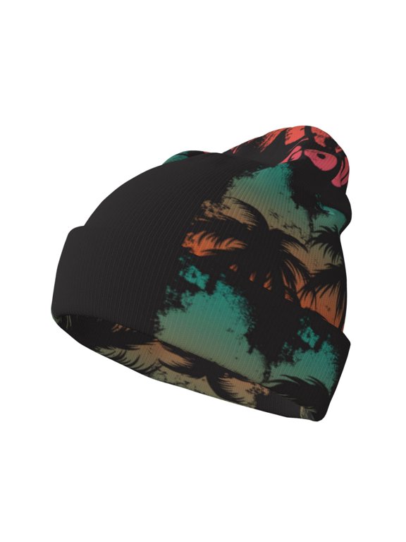 Go Surfer Winter Beanie for Men Women Beanie Knit Hat Cuffed Cap Beanie Knit Chunky Snow Cap