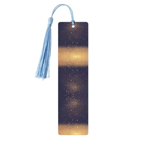 Kdxio Gold Black Glitter Print Metal Tassel Bookmarks,Perfect Gift for Art Lovers and Bookworms Metal Bookmarks for Women